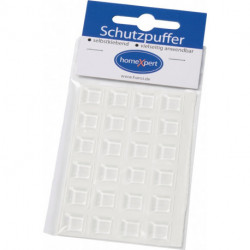 Tampon de protection 12,7mm plastique transparent Qua auto-adhésif