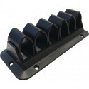 Serre-câble en plastique noir longueur 135 mm largeur 65 mm BMB