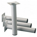 Pieds meubles blanc 30mm H.500mm (Par 4)