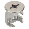Connecteur excentrique Rastex 15 avec bord de couverture19mm HETTICH (Par 200)