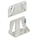 Connecteur de poutre centrale pour lits, acier galvanisé HETTICH