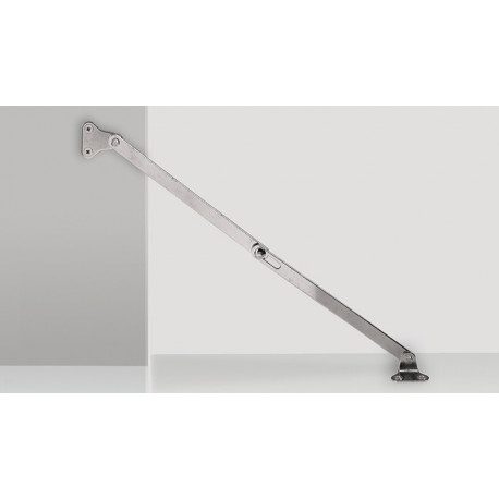 Ferme porte KH/200 Acier nickelé.L.200mm HETTICH (Par 10)