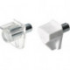 Support étagère Safety acier blanc Hettich (Par 500)