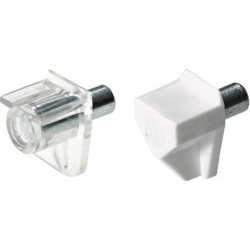 Support étagère Safety acier blanc Hettich (Par 500)