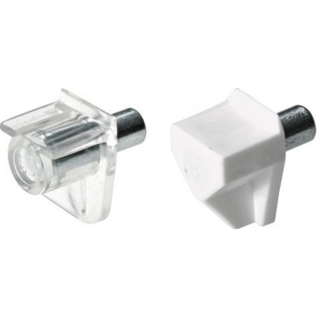 Support étagère Safety acier blanc Hettich (Par 500)