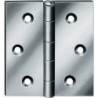 Charnière H.60mm B.60mm S.1,4mm Acier galvanisé bleu gerolltRect.VORMANN (Par 20)