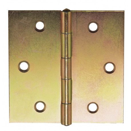 Charnière H.100mm B.100mm S.2,2mm Acier galvanisé bleu gerolltstarkRect.VORMANN (Par 12)