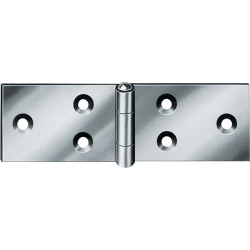 Charnières H.44mm B.offen200mm S.2mm Acier galvanisé bleu (Par 20)