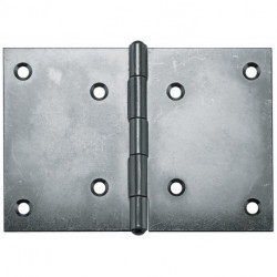Charniere inox 1.4301 10504 H80mm B.120mm S.1,5mm roulé (Par 10)