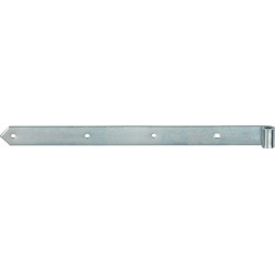 Charnière magasin largeur 37 mm longueur 600 mm épaisseur 5 mm acier galvanisé bleu semi-lourd VORMANN