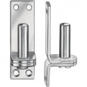 Gond volet sur support 13x39x102mm acier bleu galvanisé