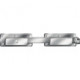 Loquet verrou Gauche/droite L.340x30mm Boulon double roulement