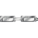 Loquet verrou Gauche/droite L.340x30mm Boulon double roulement