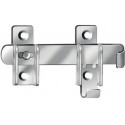 Penture de volet à fente longueur 120 mm largeur 27 mm épaisseur 3 mm acier galvanisé bleu VORMANN