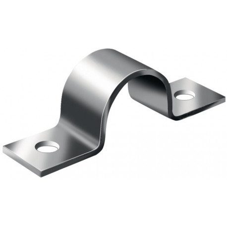 Collier de serrage à fixer L26xB20mm Acier galvanisé pour tuyaux26mm 1 pouce VORMANN (Par 25)