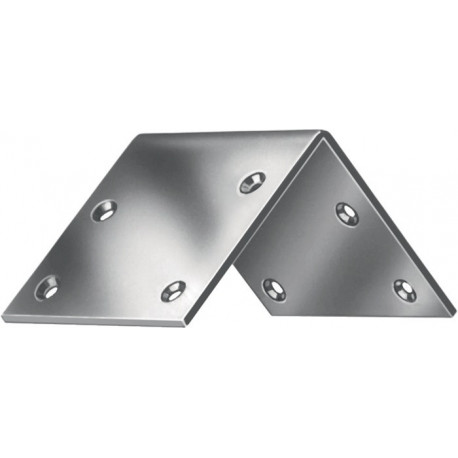 Equerre large 30mm -L.30mm galva bleu (Par 50)