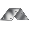 Equerre large 30mm -L.30mm galva bleu (Par 50)