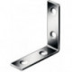 Equerre L.100x100mm B.20mm S.2,5mm Acier galvanisé bleu VORMANN (Par 20)
