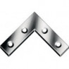 Connecteur equerre L.75x75mm B.12mm S.1,5mm acier bleu galva. (Par 100)