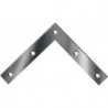 Equerres L.100x100mm B.15mm S.1,5mm acier galva bleu. (Par 20)