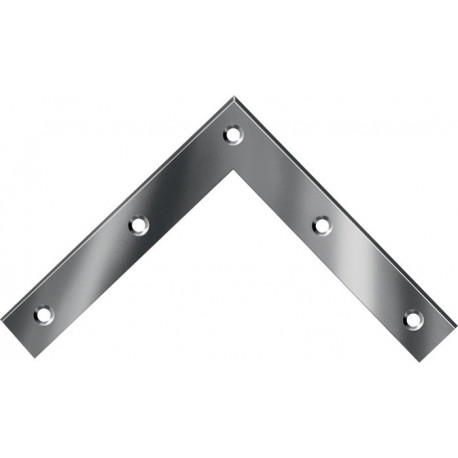 Equerres L.120x120mm B.20mm S.2,0mm acier galva bleu. (Par 20)