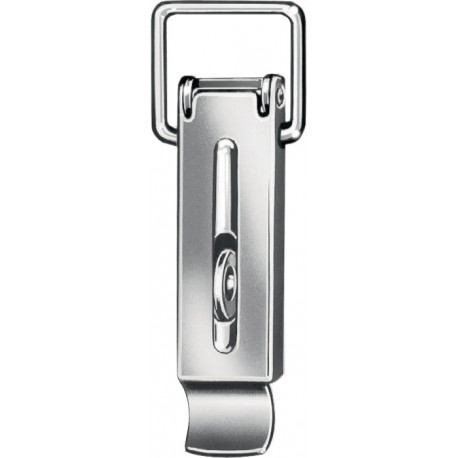 Serrure de tension, hauteur 110 mm, largeur 37 mm, acier galvanisé bleu avec option d'étanchéité DIN 3133 VORMANN