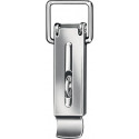 Serrure de tension, hauteur 110 mm, largeur 37 mm, acier galvanisé bleu avec option d'étanchéité DIN 3133 VORMANN