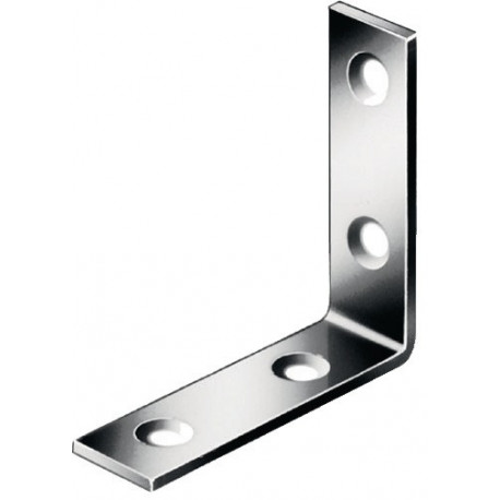 Equerre L.60 x 60mm B.18mm S.2mm VA Vormann (Par 50)