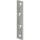 Plaque de connexion longueur 100 mm largeur 15 mm épaisseur 2 mm acier inoxydable VORMANN