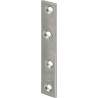 Plaque de connexion longueur 100 mm largeur 15 mm épaisseur 2 mm acier inoxydable VORMANN