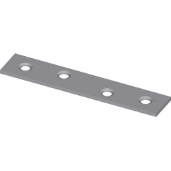Plaque de raccordement L.80mm B.15mm S.2,0mm VA gestr.HOHAGE (Par 50)