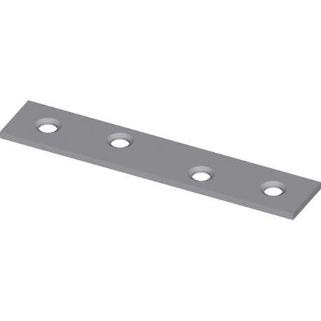 Plaque de raccordement L.80mm B.15mm S.2,0mm VA gestr.HOHAGE (Par 50)
