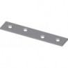 Plaque de raccordement L.80mm B.15mm S.2,0mm VA gestr.HOHAGE (Par 50)
