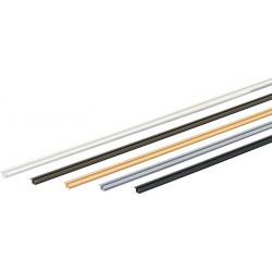 Profilé de roulement et de guidage pour Slide Line 55 4000 mm plastique marron HETTICH