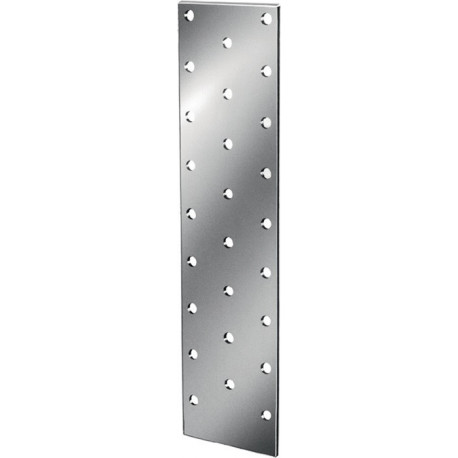 Plaque perforée H200xB50xS2mm galvanisé VORMANN (Par 50)