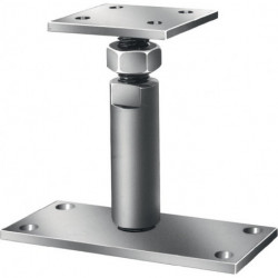 Patin support de plateforme 150 x 70/70 x 80 mm acier galvanisé bleu à visser sur VORMANN
