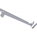 Support de montage longueur 250 mm par support 30 kg acier blanc 2 crochets SYSTEME D'ELEMENT