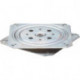 Roulement à billes de poussée 250 kg 165 x 165 mm dist.entre trous vis 134 x 134
