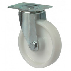 Rouleau de renvoi D. de la roue 125 mm cap. charge 250 kg plastique plaque L105x
