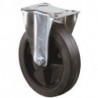 Roulette fixe D. de la roue 200 mm cap. charge 300 kg caoutchouc plein plaque L1