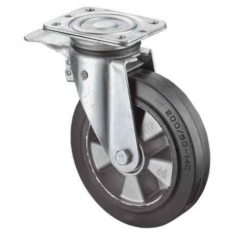 Roulette pivotante de charge lourde D. de la roue 160 mm cap. charge 300 kg avec
