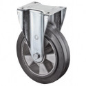 Roulette fixe de charge lourde D. de la roue 125 mm cap. charge 220 kg caoutchou