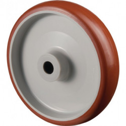 Roue de rechange D. de la roue 80 mm cap. charge 100 kg polyuréthane D. d’axe 12