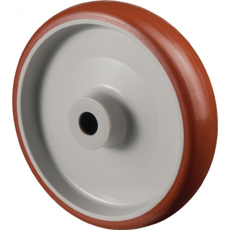 Roue de rechange D. de la roue 125 mm cap. charge 180 kg polyuréthane D. d’axe 1