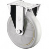 Roulette D.150mm Capolyamidecité .600kg Plastique Support L138xB110mm blanc BS ROLLEN