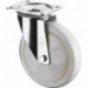 Roulette D.200mm Capacité.300kg plastique L135xB110mm blanc BS ROLLEN