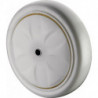 Roulette D.125mm Capacité 450kg Ku.blanc Axe D.12.5mm Longueur du moyeu 59mm BS ROLLEN