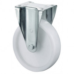 Roulette fixe de charge lourde D. de la roue 100 mm cap. charge 350 kg plastique