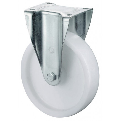 Roulette fixe de charge lourde D. de la roue 100 mm cap. charge 350 kg plastique