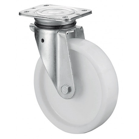 Roulette pivotante pour charge lourde D. de la roue 100 mm cap. charge 350 kg pl